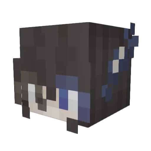Felicity_TNT Minecraft avatar head, 3D render