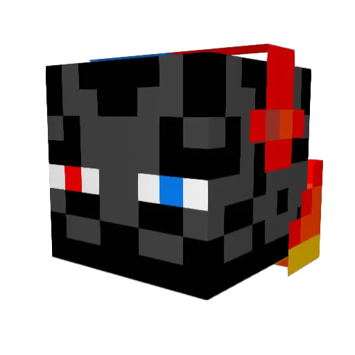 Felight8 Minecraft avatar head, 3D render