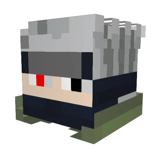 Feliip9x Minecraft avatar head, 3D render