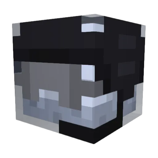 Feliku Minecraft avatar head, 3D render