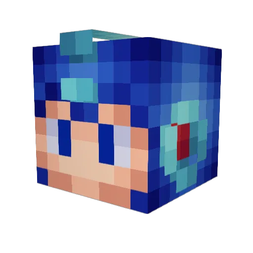 Felipe77764 Minecraft avatar head, 3D render