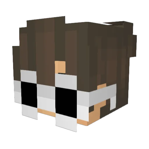 FelipeMC_xd Minecraft avatar head, 3D render