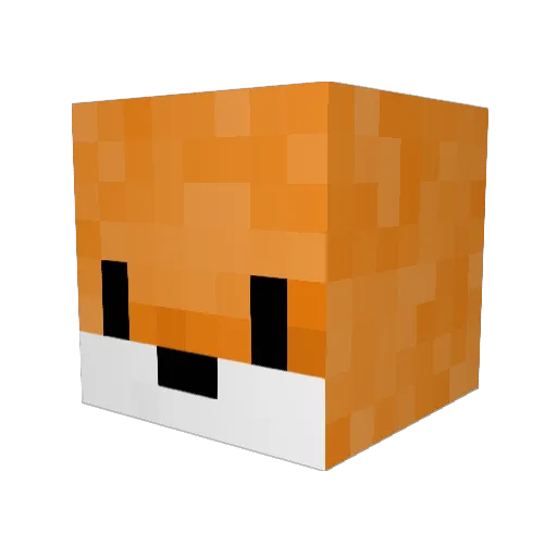 FelipeMJ Minecraft avatar head, 3D render