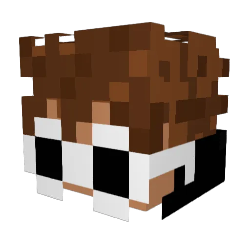 FelipeQ_818 Minecraft avatar head, 3D render
