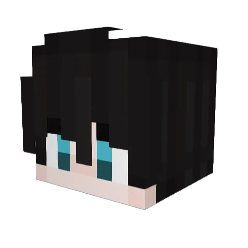 FelipeTurco Minecraft avatar head, 3D render