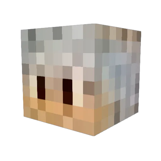 Felipemtt7 Minecraft avatar head, 3D render