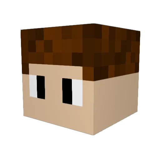 FelipetheHero Minecraft avatar head, 3D render