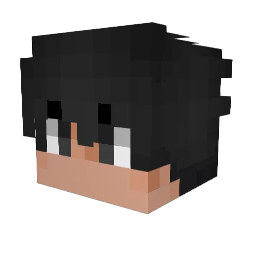 Felipeyyy Minecraft avatar head, 3D render