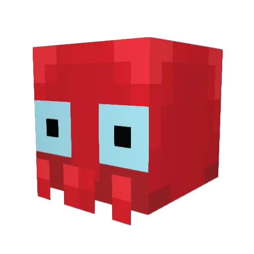 Felipperer Minecraft avatar head, 3D render