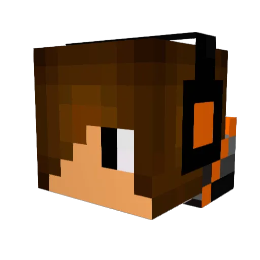 Felix5447 Minecraft avatar head, 3D render