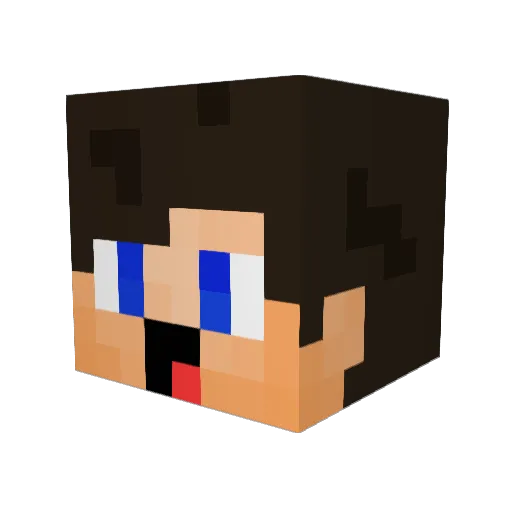 Felix7299 Minecraft avatar head, 3D render