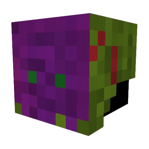 Felix87 Minecraft avatar head, 3D render