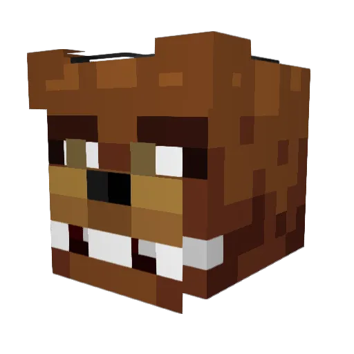 FelixBestCorn Minecraft avatar head, 3D render