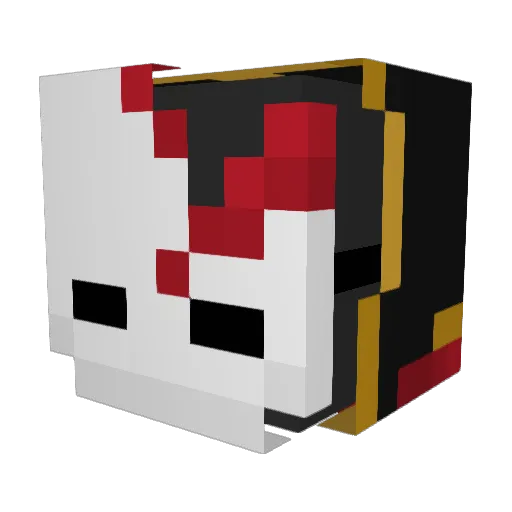 FelixBlackPool Minecraft avatar head, 3D render