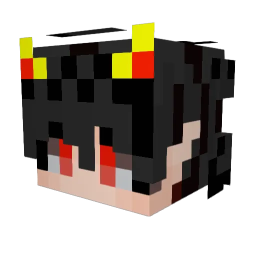 FelixChoi Minecraft avatar head, 3D render