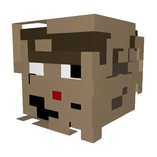 FelixDaC00lest Minecraft avatar head, 3D render