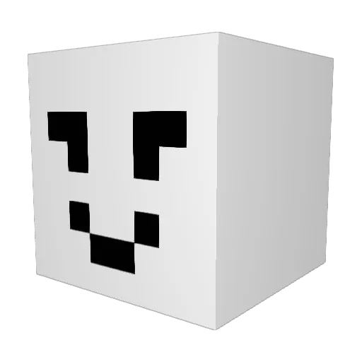 FelixDuss Minecraft avatar head, 3D render