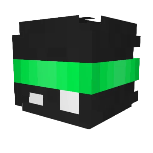 FelixKannsHalt Minecraft avatar head, 3D render