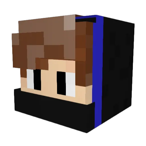 FelixKillerYT Minecraft avatar head, 3D render