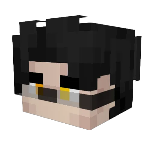 FelixMarlove Minecraft avatar head, 3D render
