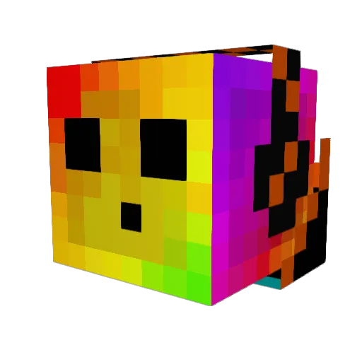 FelixN10 Minecraft avatar head, 3D render