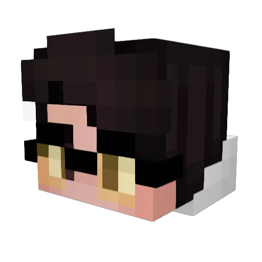 FelixRayz Minecraft avatar head, 3D render