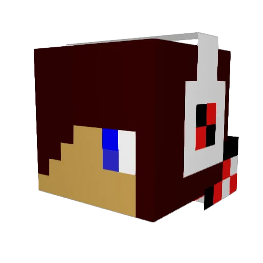 FelixS06 Minecraft avatar head, 3D render