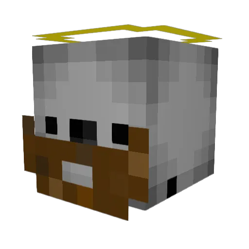 FelixSchuldt Minecraft avatar head, 3D render