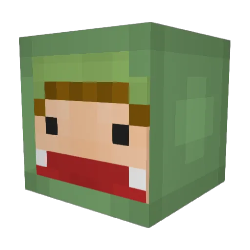 FelixSturm2002 Minecraft avatar head, 3D render