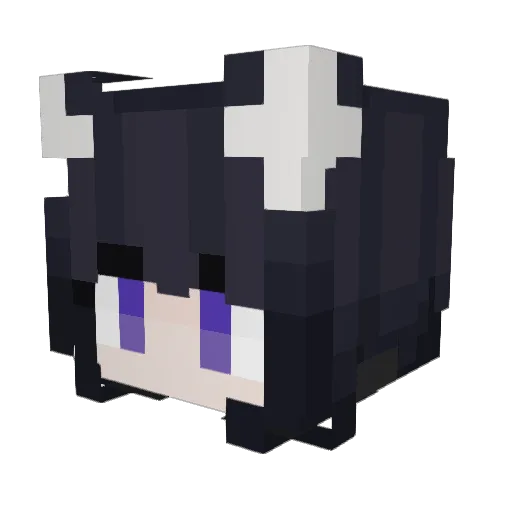 FelixTheCatv Minecraft avatar head, 3D render