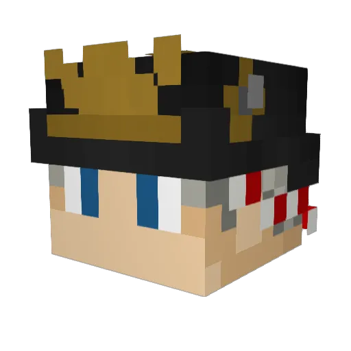 Felix_424 Minecraft avatar head, 3D render