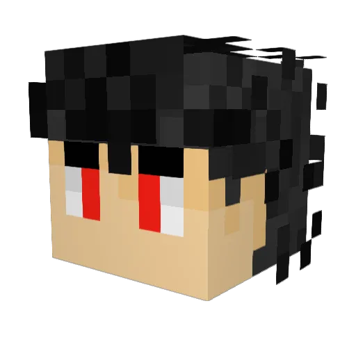 Felix_Beyon Minecraft avatar head, 3D render