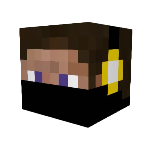 Felix_Bomb Minecraft avatar head, 3D render