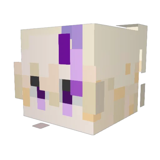 Felix_IsHere Minecraft avatar head, 3D render