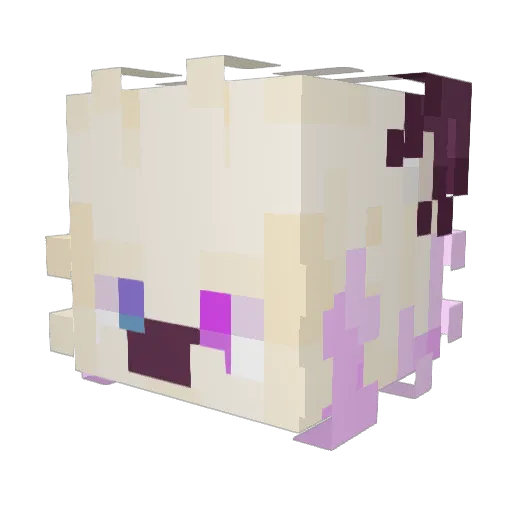 Felix_Roseweiss Minecraft avatar head, 3D render
