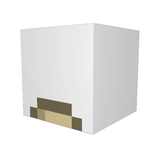 Felixer_ Minecraft avatar head, 3D render