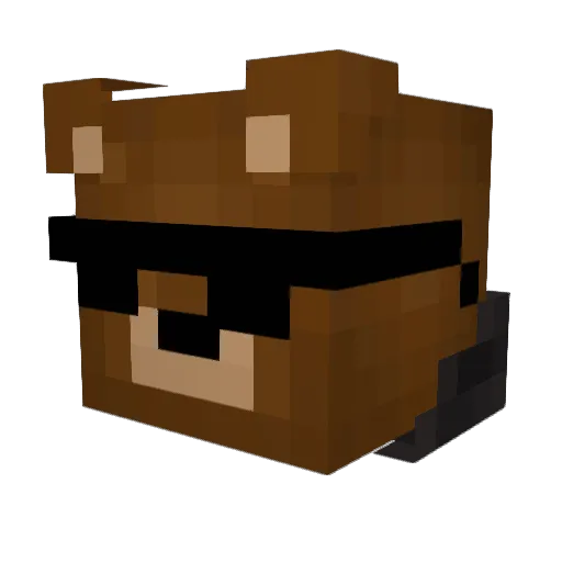 Felixoo25 Minecraft avatar head, 3D render