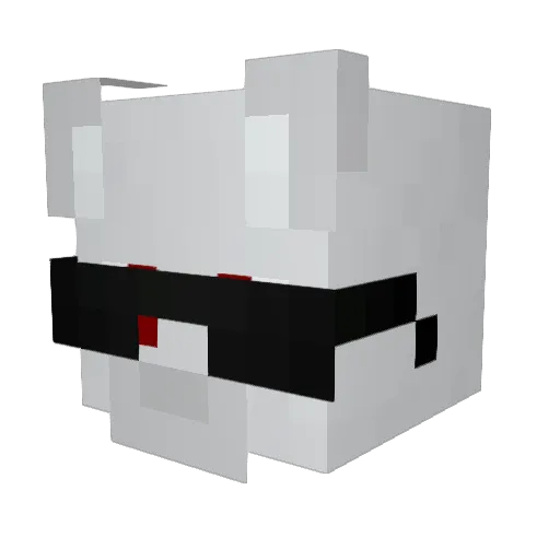 FelizHG Minecraft avatar head, 3D render