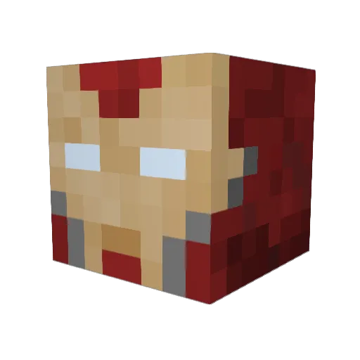 Felizta Minecraft avatar head, 3D render