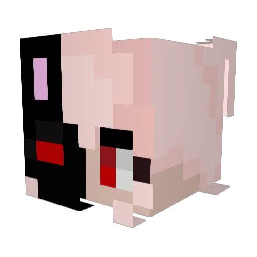 FellChara Minecraft avatar head, 3D render