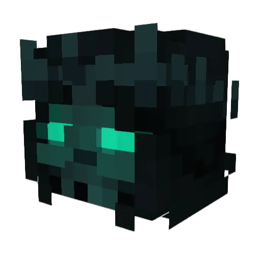 FellLych Minecraft avatar head, 3D render