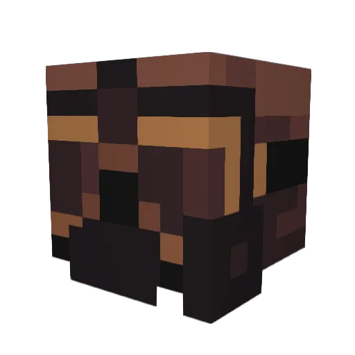 Felliminal Minecraft avatar head, 3D render