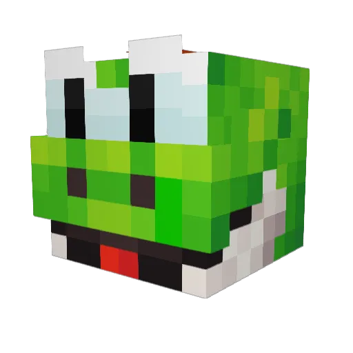 Fellooooo Minecraft avatar head, 3D render