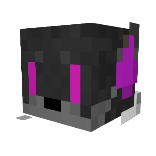FellowREDFox Minecraft avatar head, 3D render