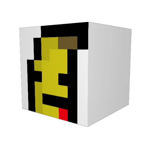 FellowRumble72 Minecraft avatar head, 3D render