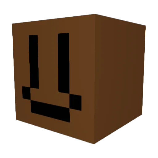 FellowToonster Minecraft avatar head, 3D render