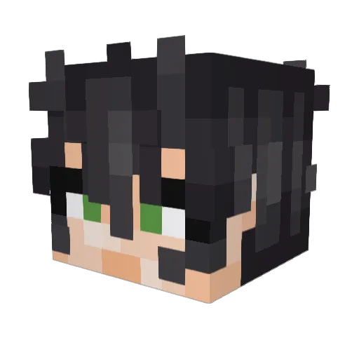 FellowXeno Minecraft avatar head, 3D render