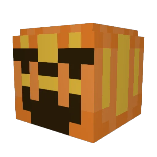 Felluminer Minecraft avatar head, 3D render