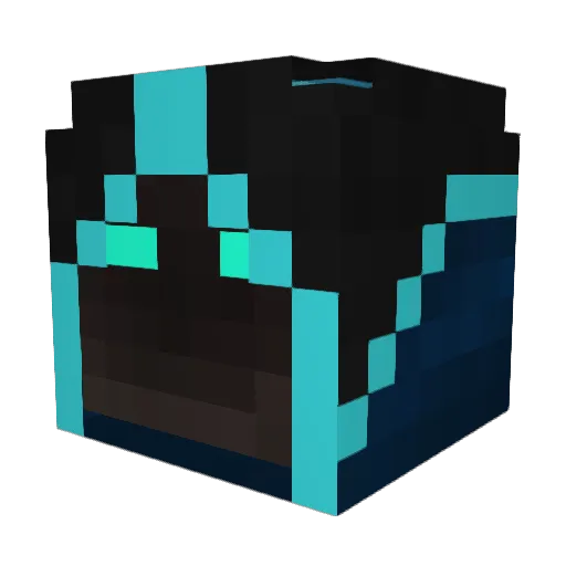 FellypeBr Minecraft avatar head, 3D render