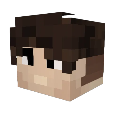 FeloHan Minecraft avatar head, 3D render
